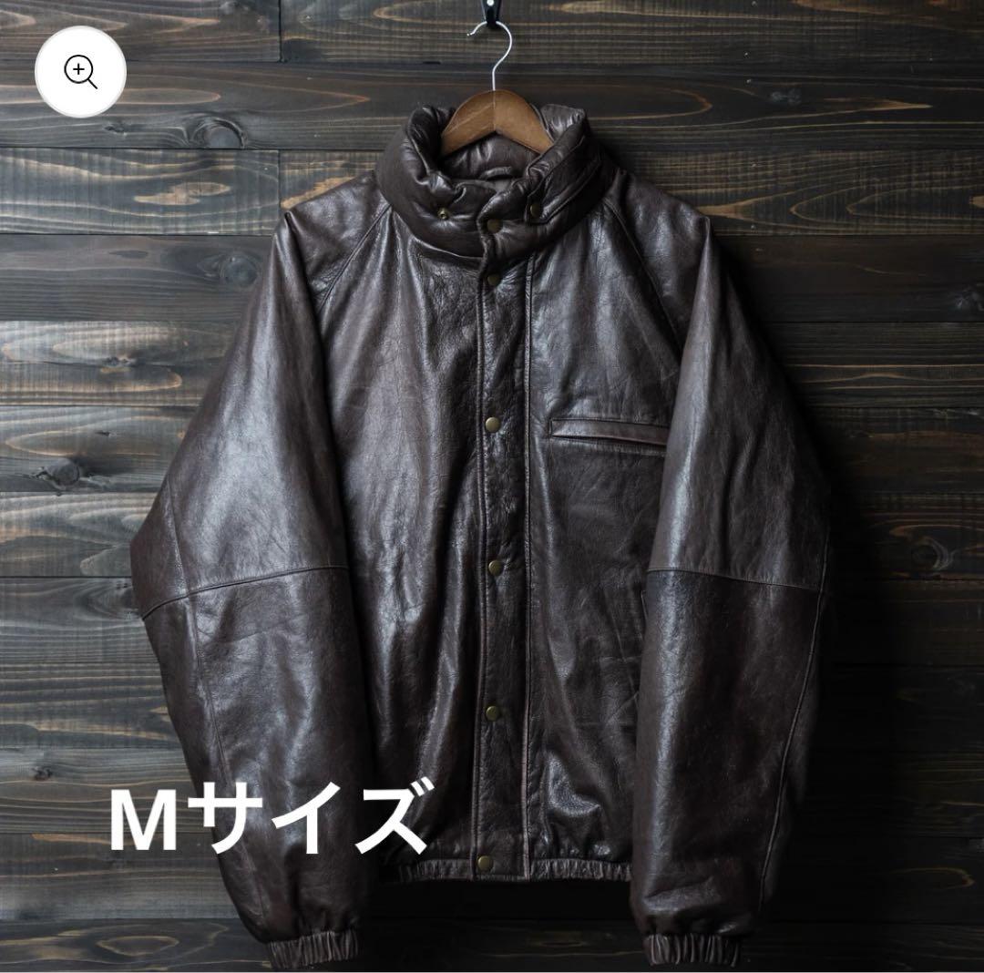 PABLO VINCI  Leather down jacket Ｍサイズ