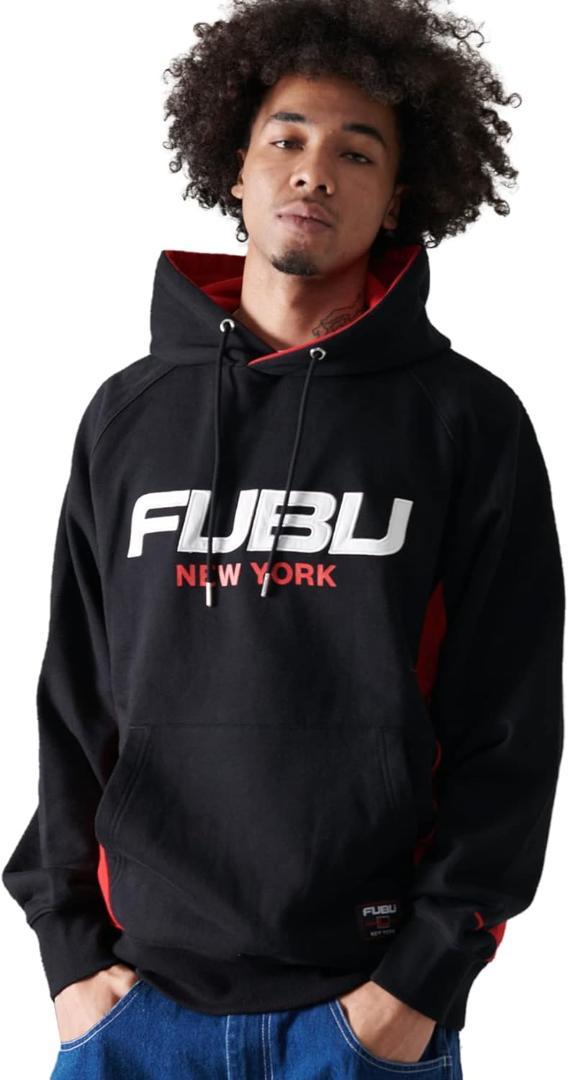 FUBU(フブ) パーカー ロゴ  オーバーサイズ アメカジ