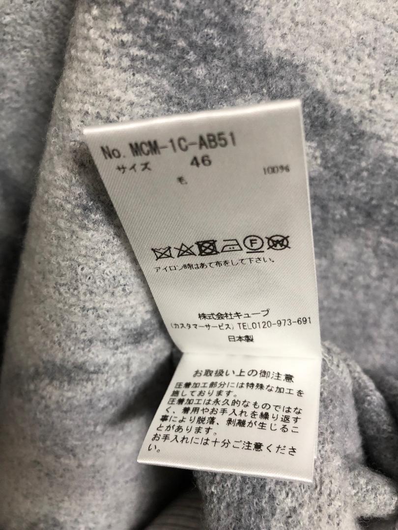 新品 MARK&LONA ワッペン ロゴ 迷彩 タートルネック ニット