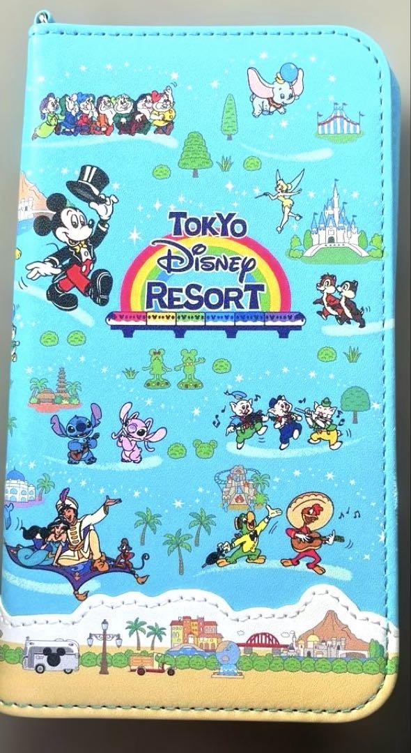 東京ディズニーリゾート 40周年　手帳型スマホケース 限定 東京ディズニーリゾート40周年 スマートフォンケース