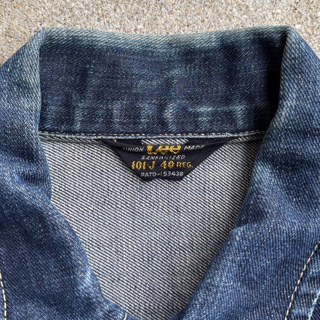 LEE 60s 101-j 三角黒タグ　濃紺　真紺　40 色残り9割
