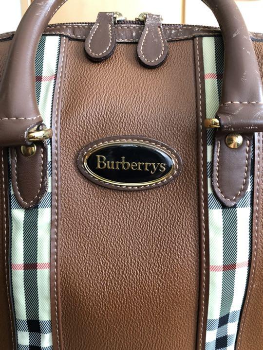 BURBERRY GOLF SHOE CARRIER Beige Vintage Check Golf Shoe Bag