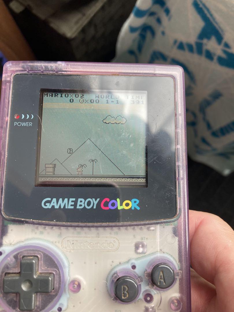 ゲームボーイ クリアカラー スーパーマリオランド付き