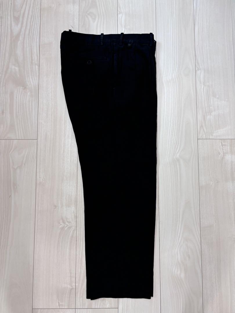 BERNARD ZINS ワイドパンツ BAC BLACKリネン 画像2
