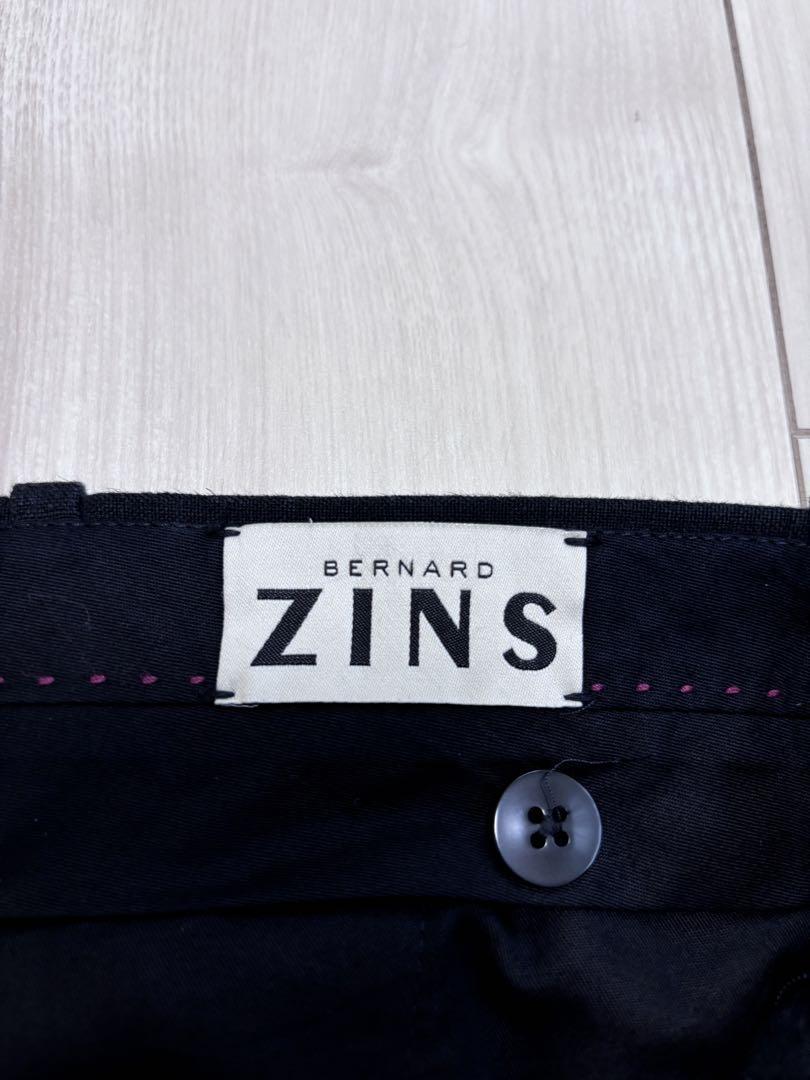 BERNARD ZINS ワイドパンツ BAC BLACKリネン 画像6