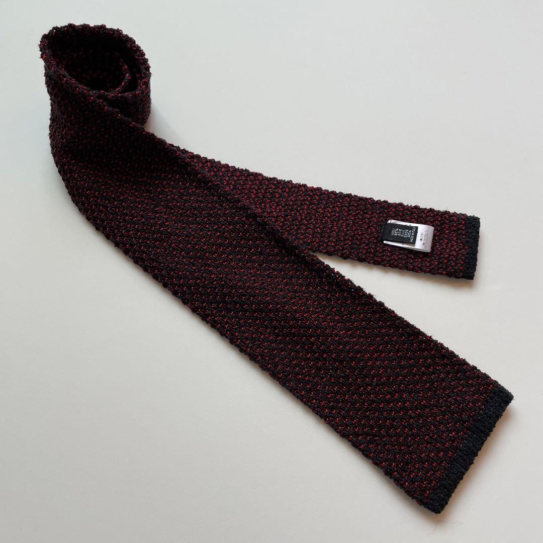 nicky PER UNITED ARROWS ニッキー ワイドシルクニットタイ