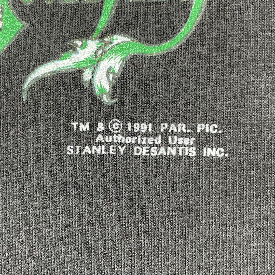 ヴィンテージ　アダムスファミリー　ハンド　ムービー　ホラーコメディ　Tシャツ　黒