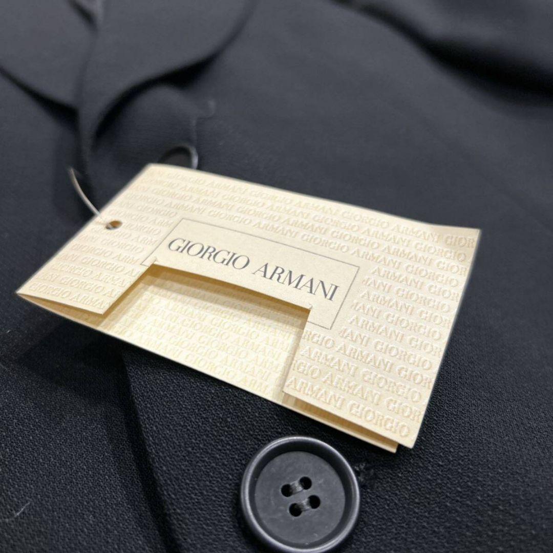 Giorgio Armani 未使用タグ付き テーラードジャケット ブラック