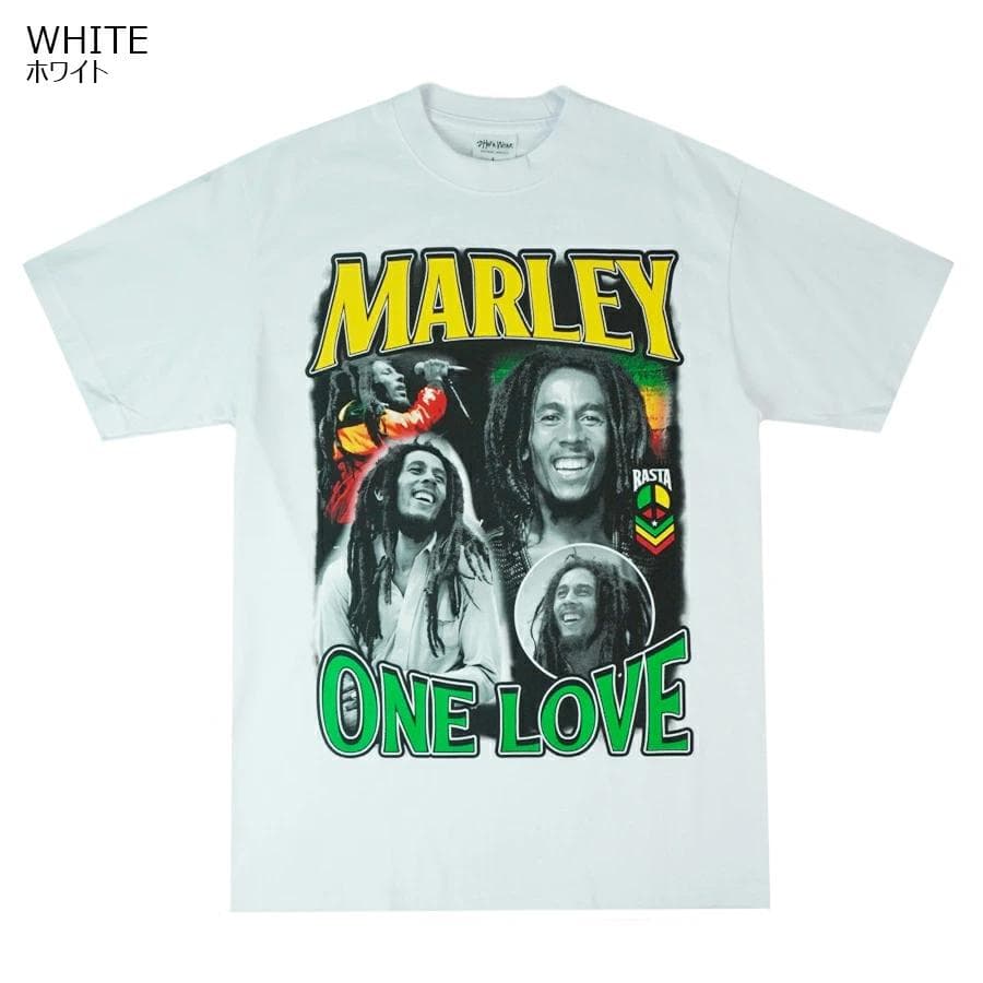 M新品TシャツSHAKAWEARシャカウェア両面ボブマーリーbobmarley