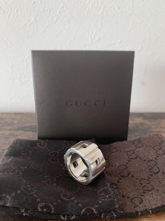 8月1日まで GUCCI グッチ シルバー925 リング 13号 ワイド - メルカリ 8月1日まで GUCCI グッチ シルバー925 リング 13号 ワイド - メルカリ