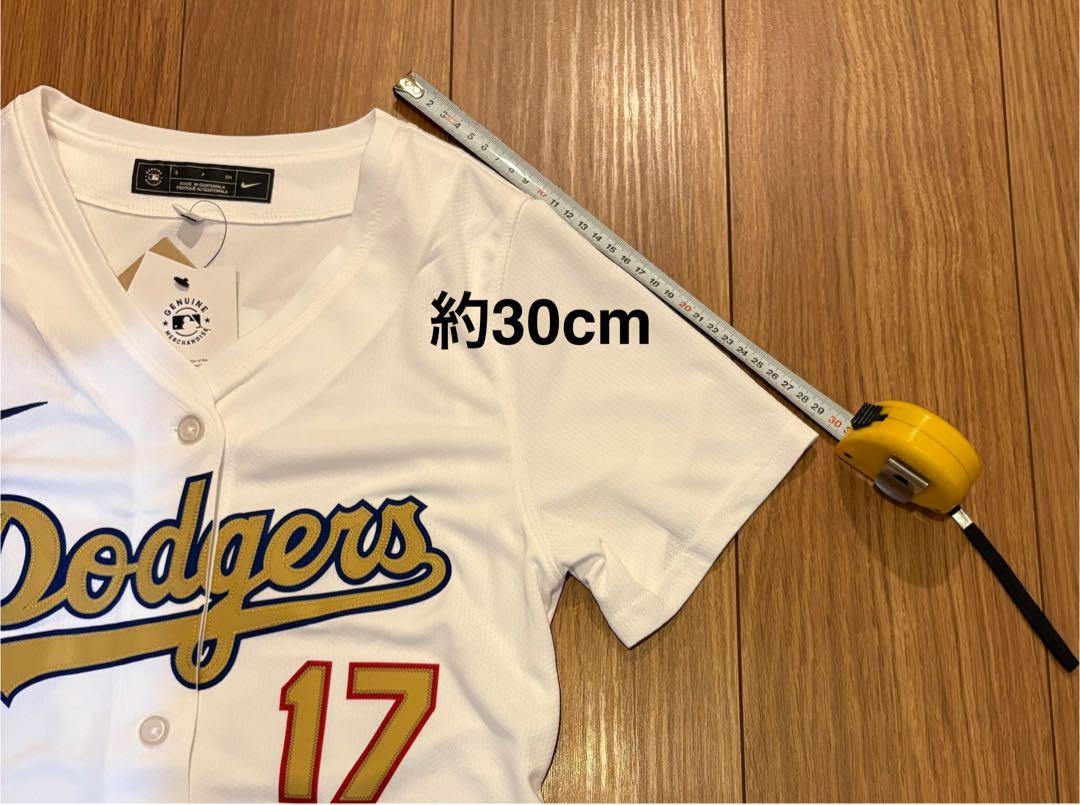 ［新品］大谷翔平 Dodgers 公式ゴールドユニフォーム 17（レディースS）
