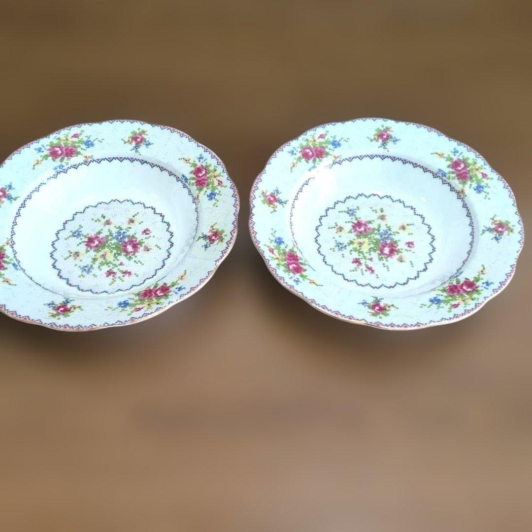 ロイヤル アルバート プチポイント スープ シリアルボールRoyal Albert