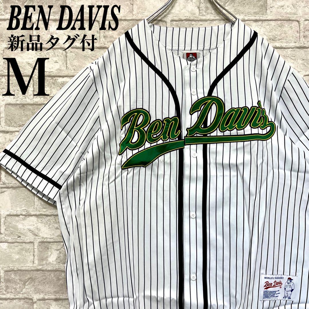 【新品 完売品】BEN DAVIS タケオキクチ ベースボールシャツ M 白