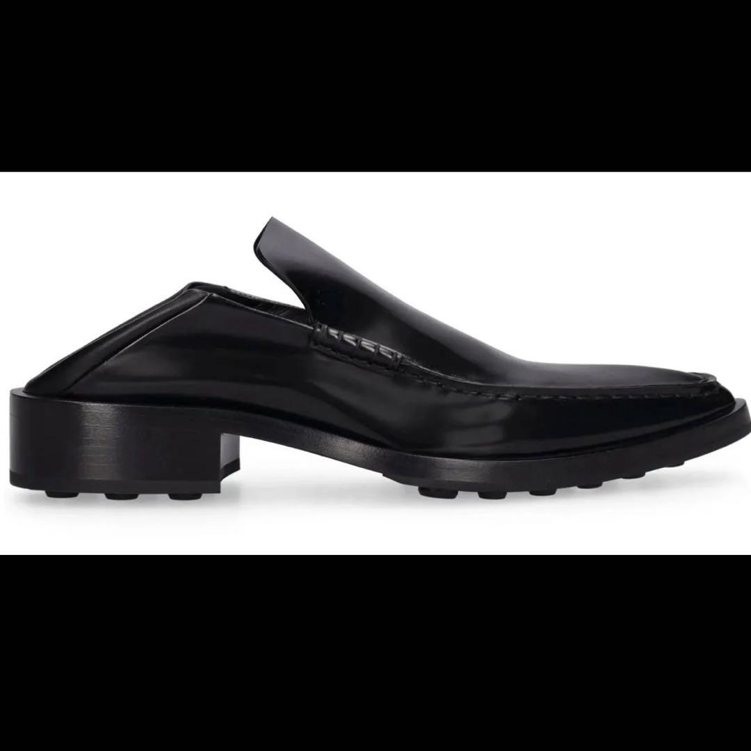 ジルサンダー 23AW フラットモカシン レザーポインテッドトゥ