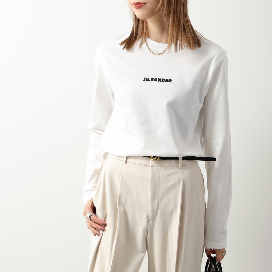新品】 ジルサンダー コットン ロングスリーブ ロゴ Tシャツ