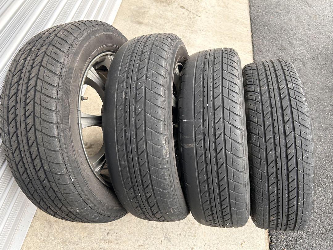 13インチ アルミホイールセット　155/65R13 4j +45 pcd100