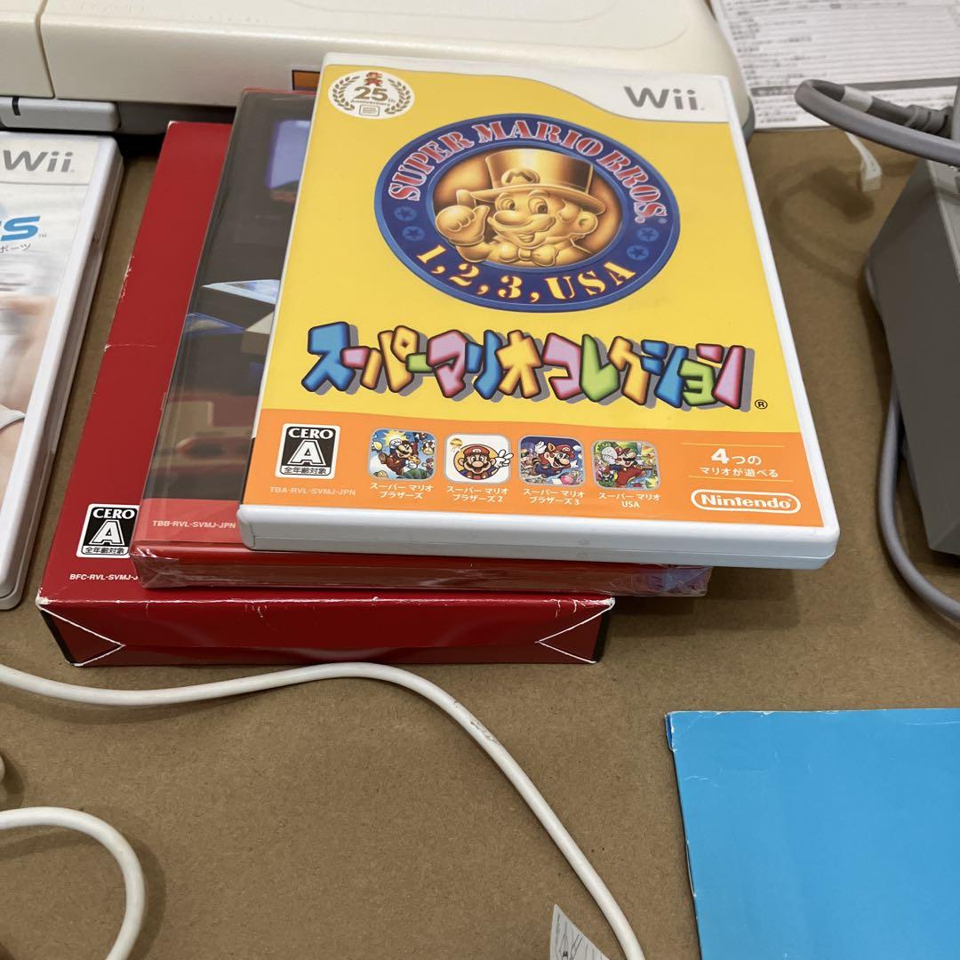Wii 本体 / Wiifit / ソフト3本 Wii本体 + Wii Sports +Wii Fit マリオソフト3種類セット - メルカリ