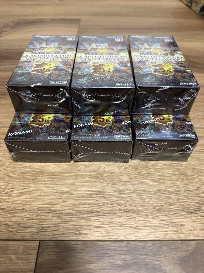 遊戯王QUARTER CENTURY ART COLLECTION 新品6BOX - メルカリ