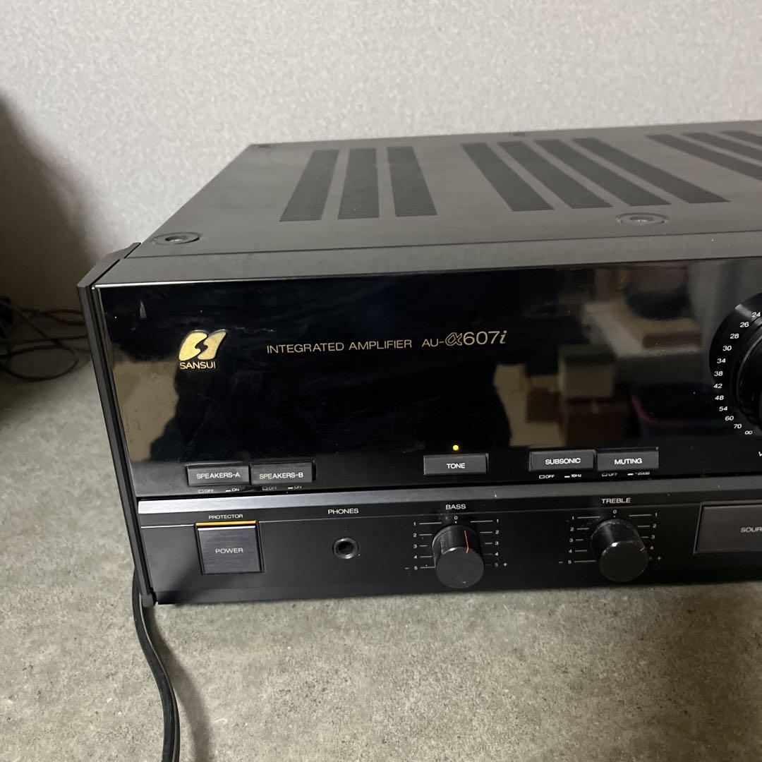 Sansui 山水 AU-α607i アンプ 通電確認済み