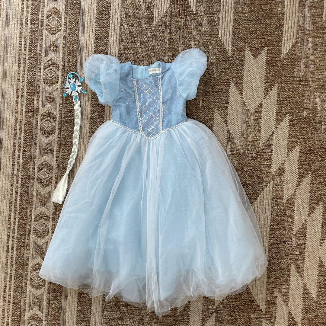 100㎝　エルサ　ディズニープリンセス　ドレス_画像1
