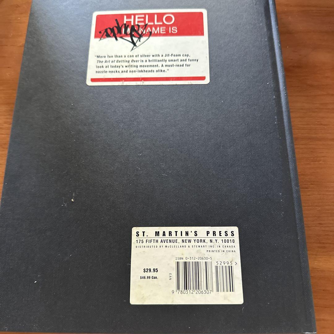 洋書 the art of getting over