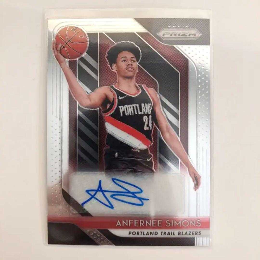 7560円 送料無料限定セール中 anfernee simons rookie prizm auto NBA