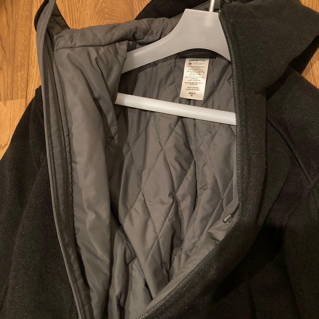 パタゴニア patagonia インサレーテッドベターセーターフーディ M 黒
