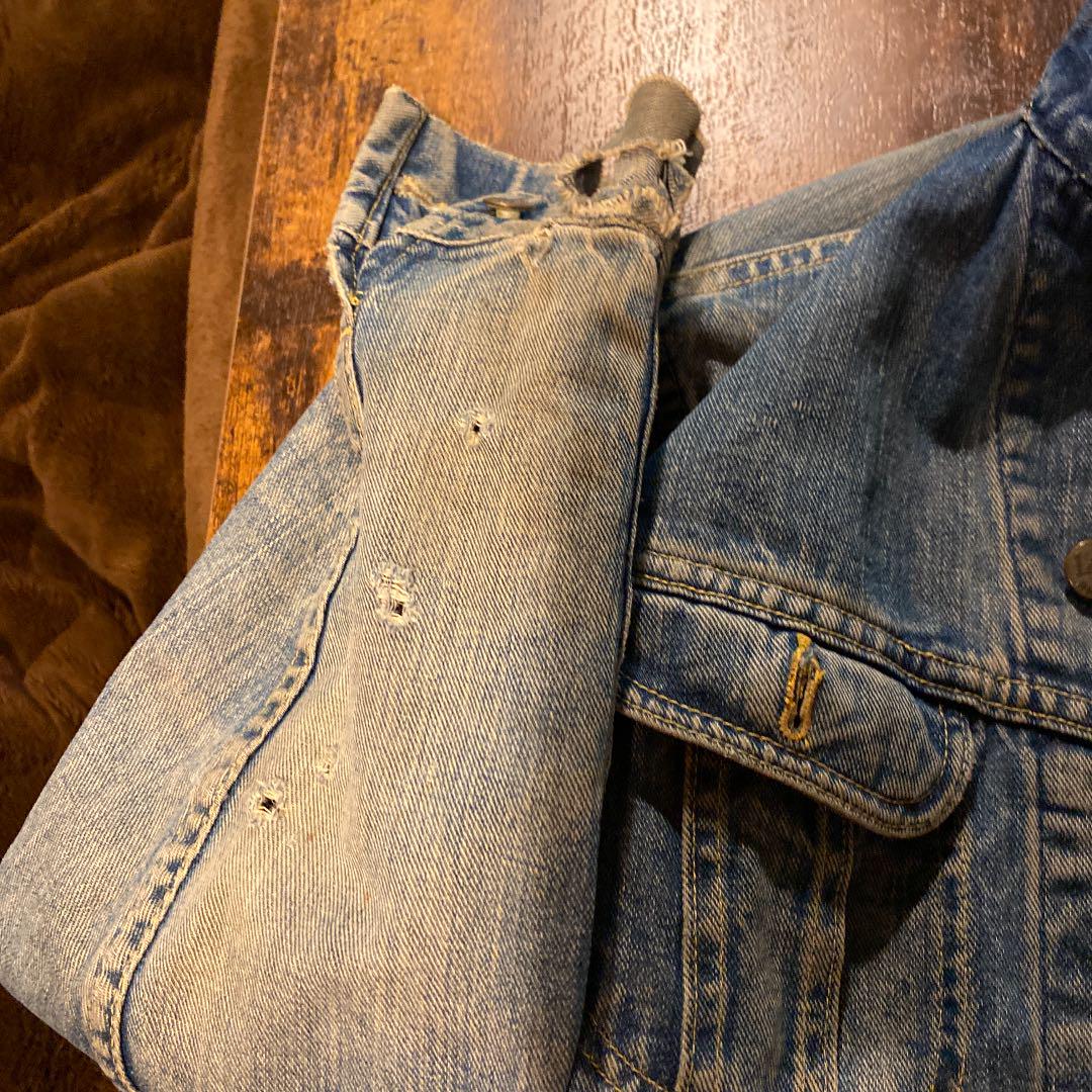 国産在庫 70年代 デニムジャケット Gジャン KBy5H-m87385034882 LEE101-J 34 セール正規品