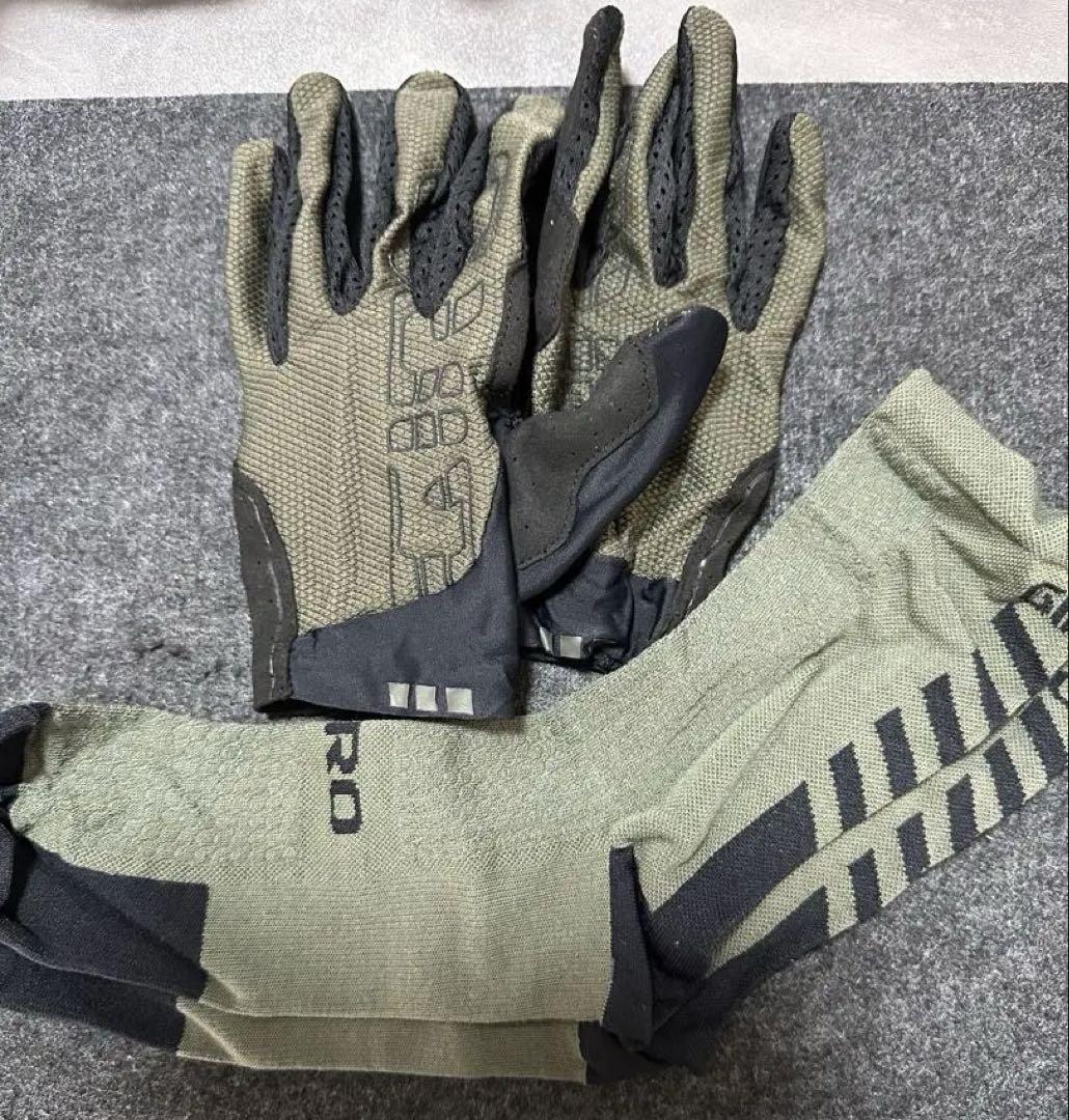 Giro サイクルグローブL オリーブ　ソックス