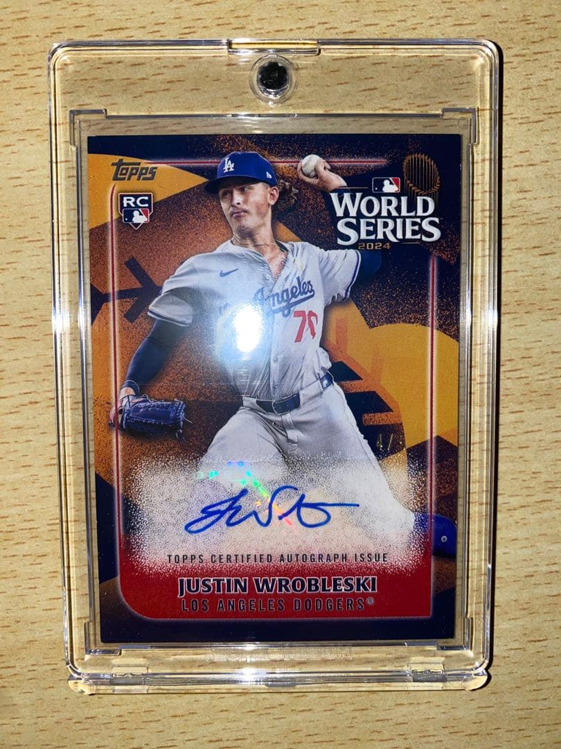 世界5枚 justin wrobleski ワールドチャンプ オート RC目立った傷や汚れなし