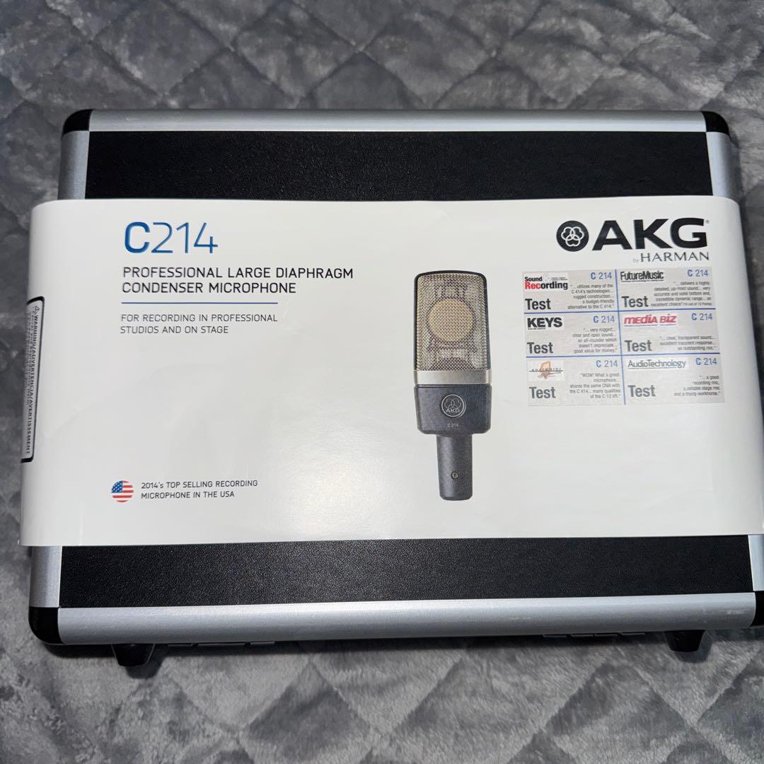 【在庫処分セール本日まで‼️】極美品 AKG C214 コンデンサーマイク