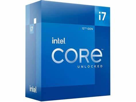 CPU Intel Core i7 12700k