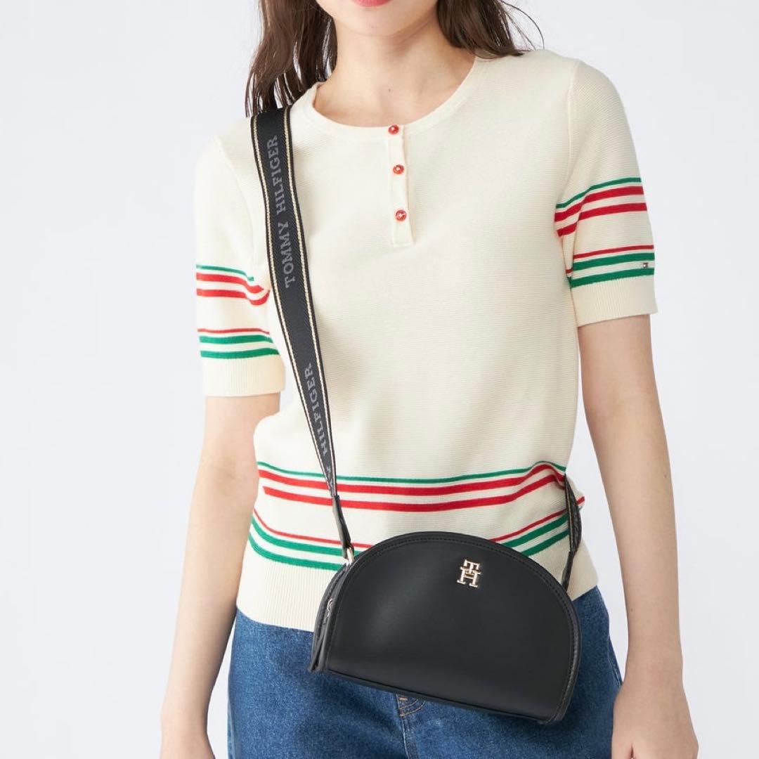 未使用 トミーフィルガー TH MONOTYPE ハーフムーン カメラ バッグ