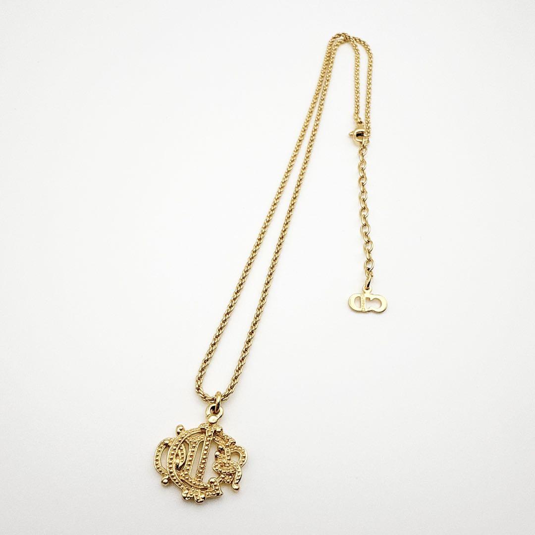 2828−7 極美品✨　Dior　ネックレス　CD ロゴ　希少　刻印 2828−7 極美品✨ Dior ネックレス CD ロゴ 希少 刻印 - メルカリ