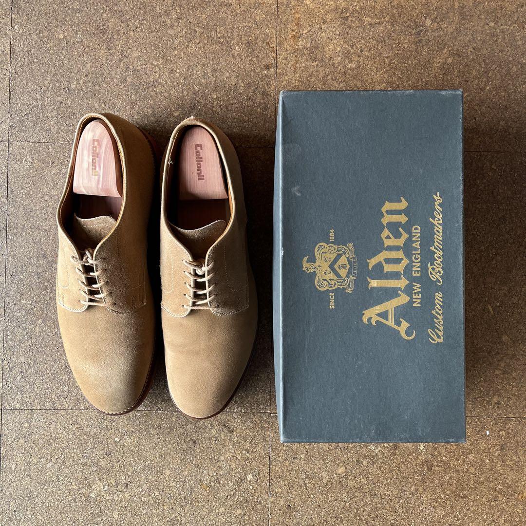 ALDEN スエードプレーントウダービー モディファイドラスト