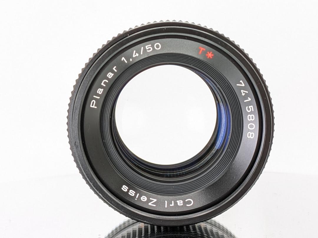 【良品】CONTAX Planar Carl Zeiss 1.4/50 MMJ