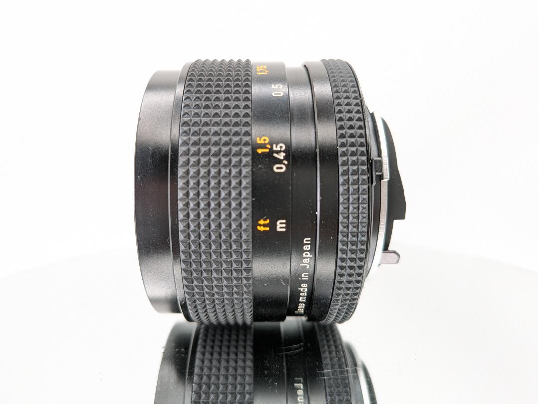 【良品】CONTAX Planar Carl Zeiss 1.4/50 MMJ