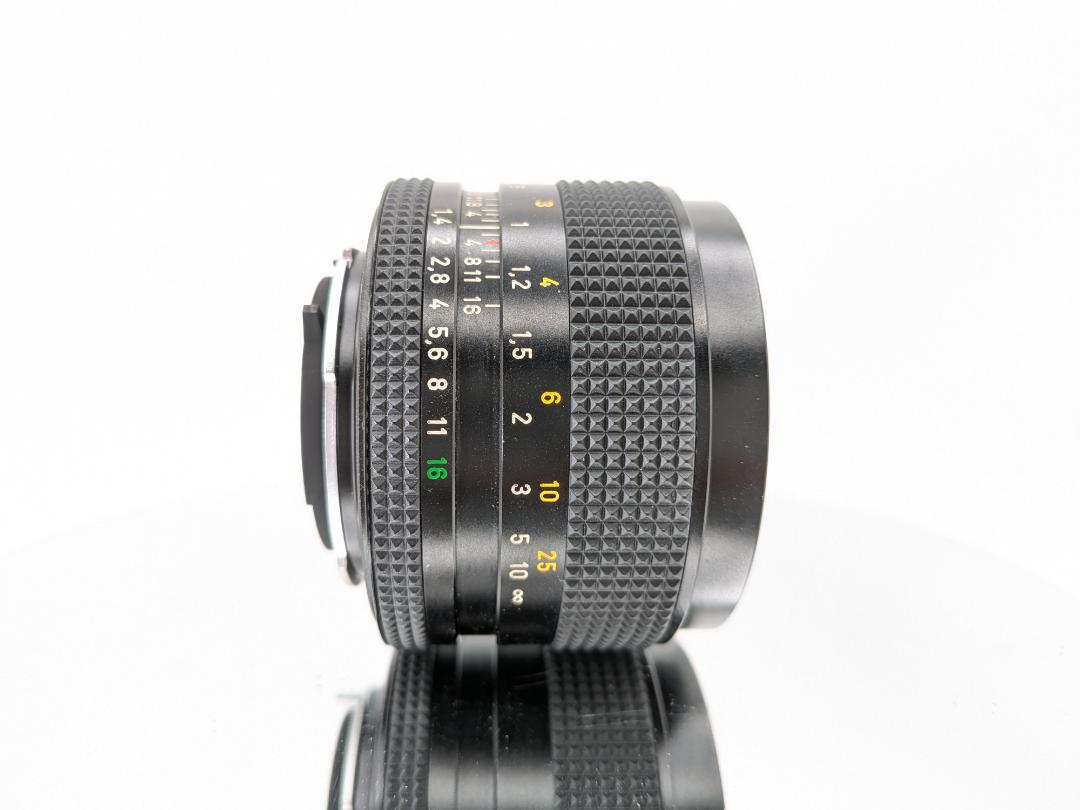 【良品】CONTAX Planar Carl Zeiss 1.4/50 MMJ