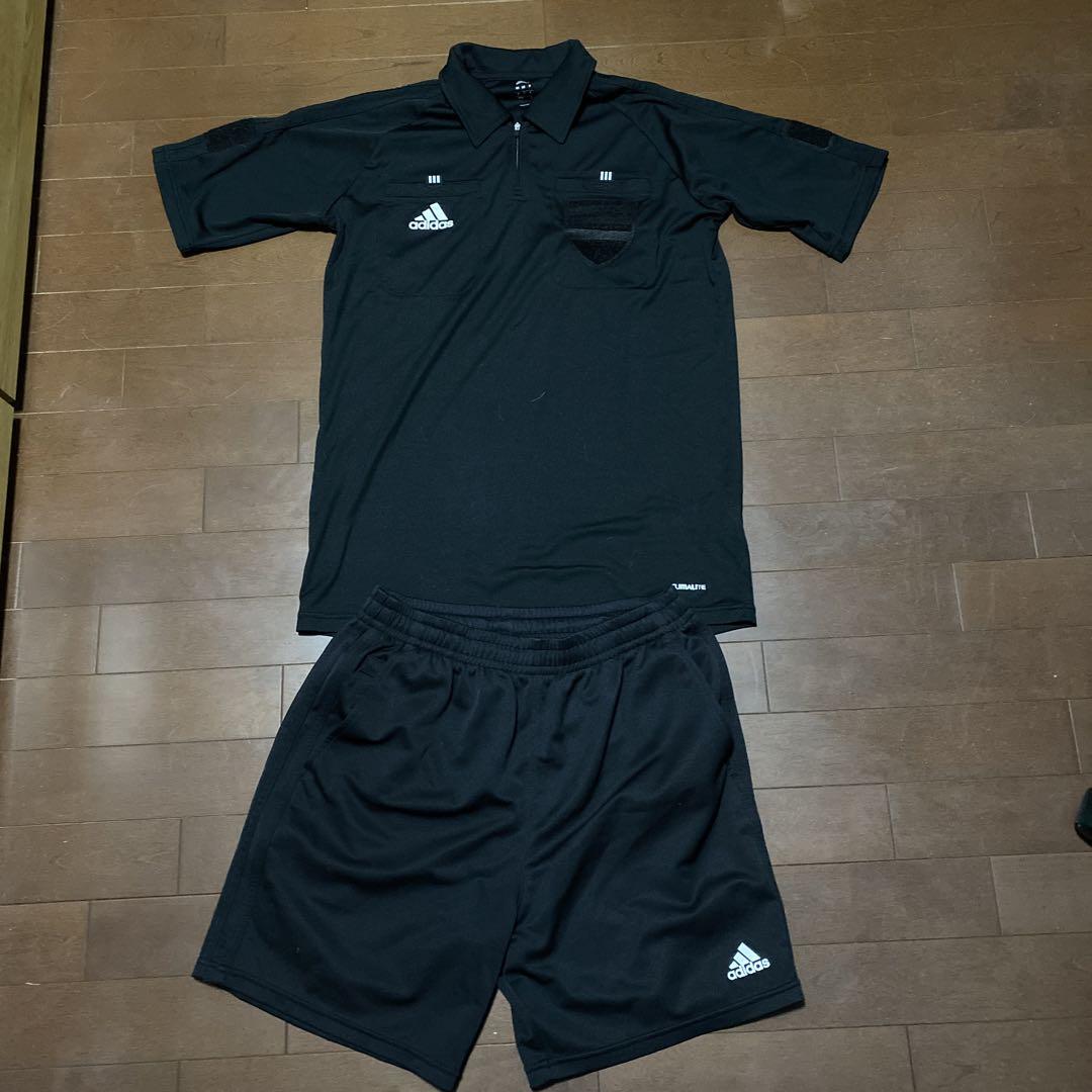 国内正規品限定 Adidas アディダス サッカー レフェリー ユニフォーム 審判服 上下セット Tltuchola Pl