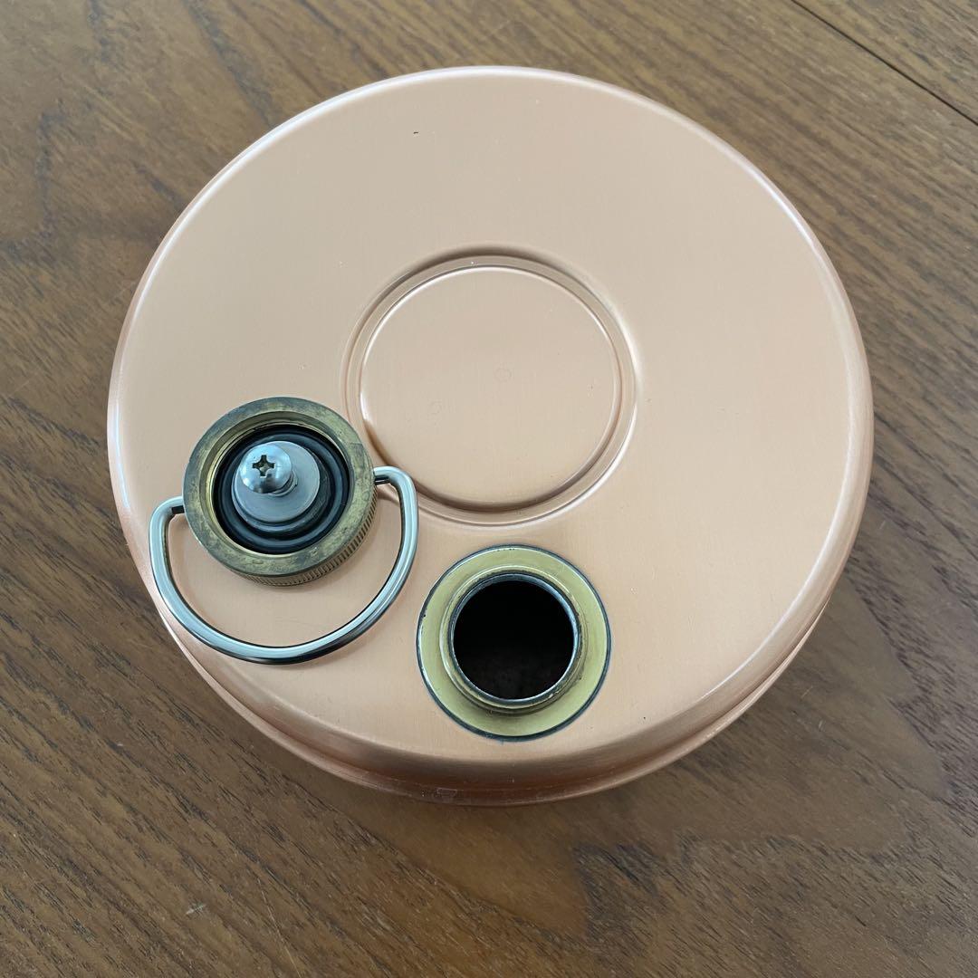 純銅 丸型 ミニ湯たんぽ850ml 巾着カバー付/新光堂 2個セット