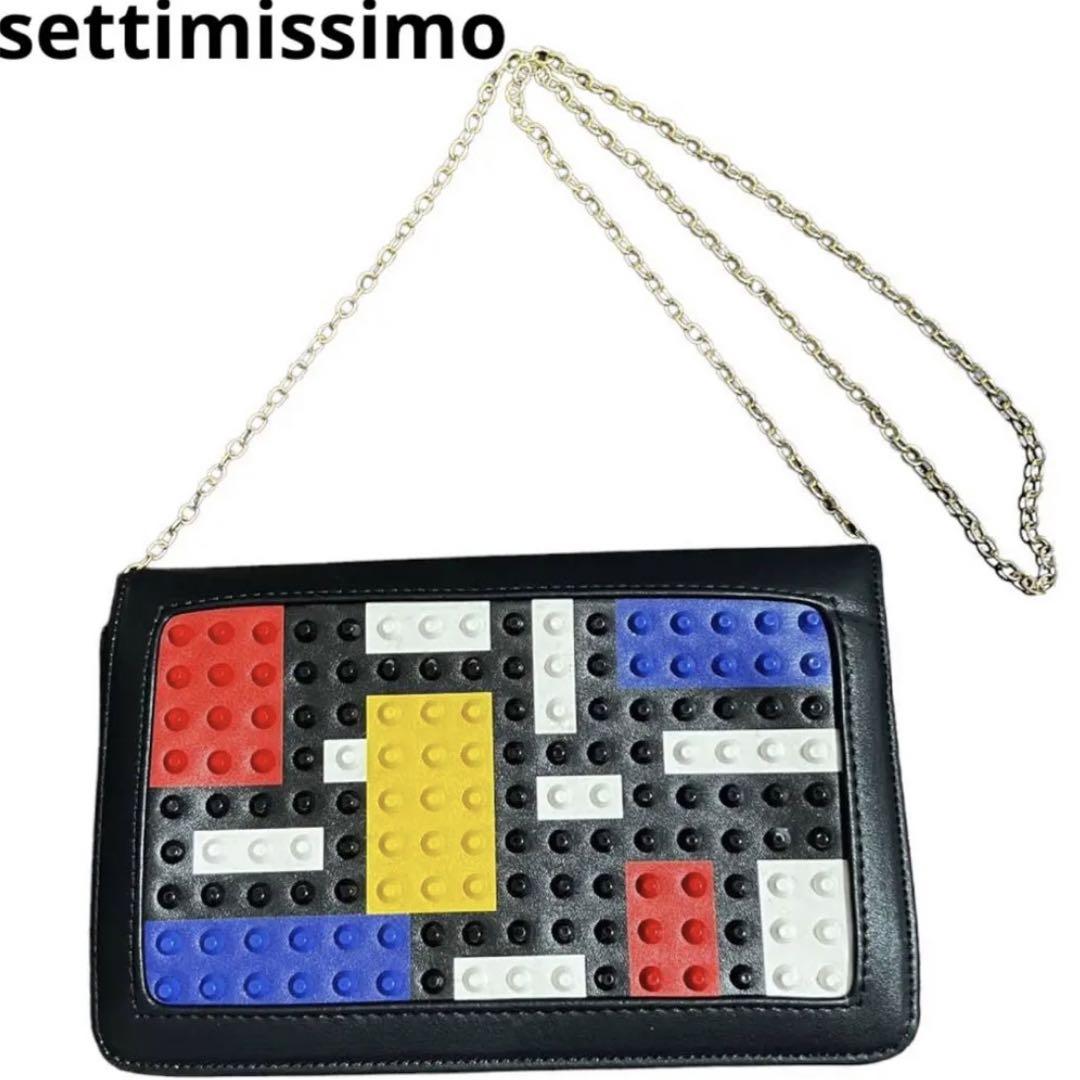 【新品タグ】settimissimo 2wayクラッチショルダーバッグ 人気完売