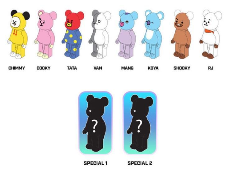 最新作HOT BT21 1箱セット 10個入り xTY6q-m87406047108 BE@RBRICK ベアブリック 人気SALE爆買い