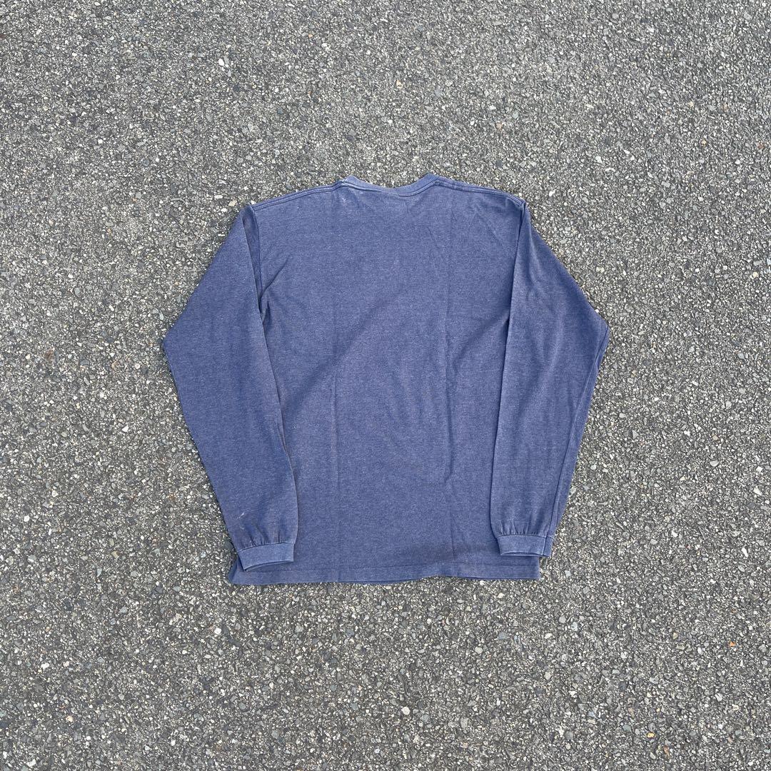 【希少】old stussy白タグ90s ビンテージ　ロンT 色褪せ　フェード