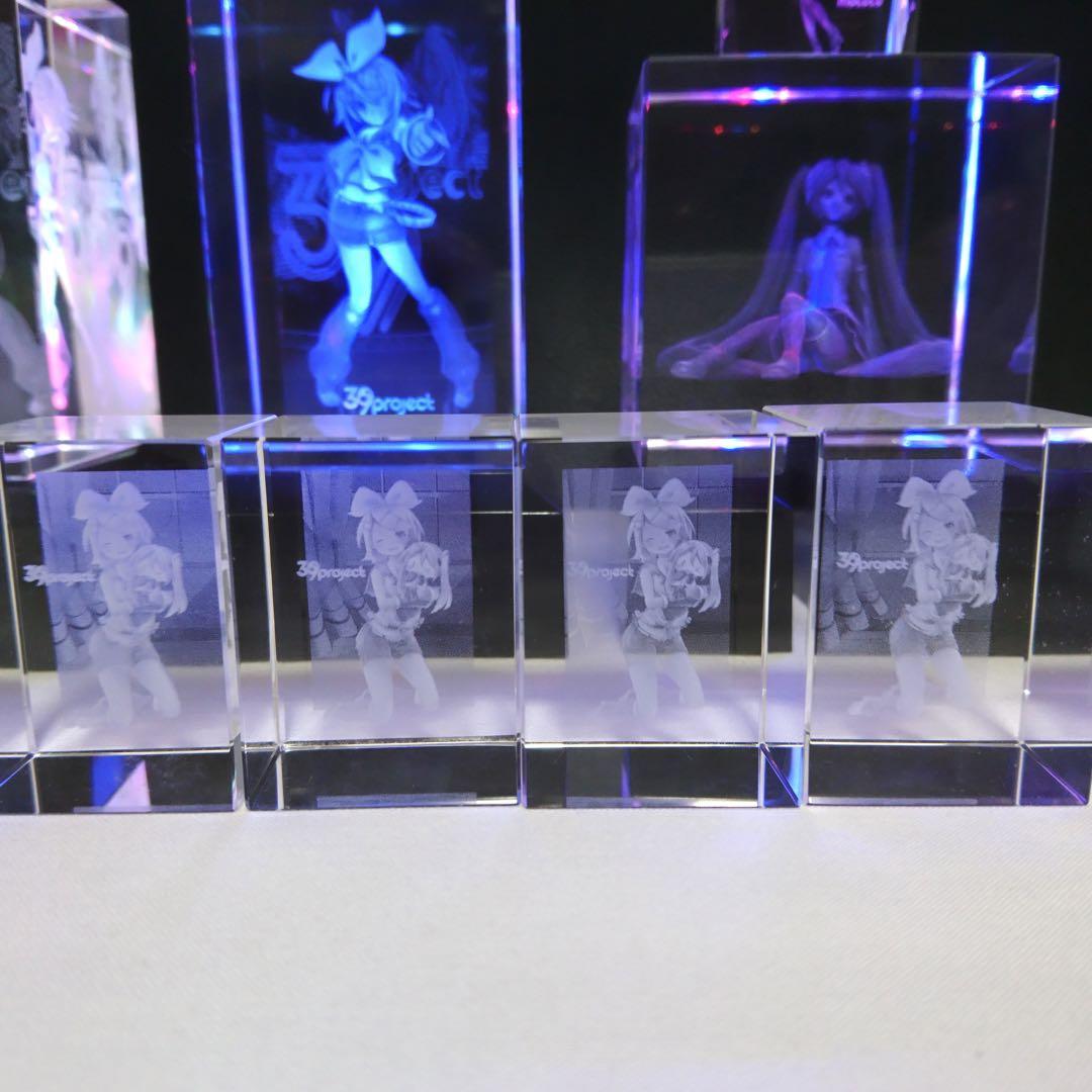 VOCALOID 39project 初音ミク 鏡音リン 3Dクリスタル VOCALOID 39project 初音ミク 鏡音リン 3Dクリスタル - メルカリ