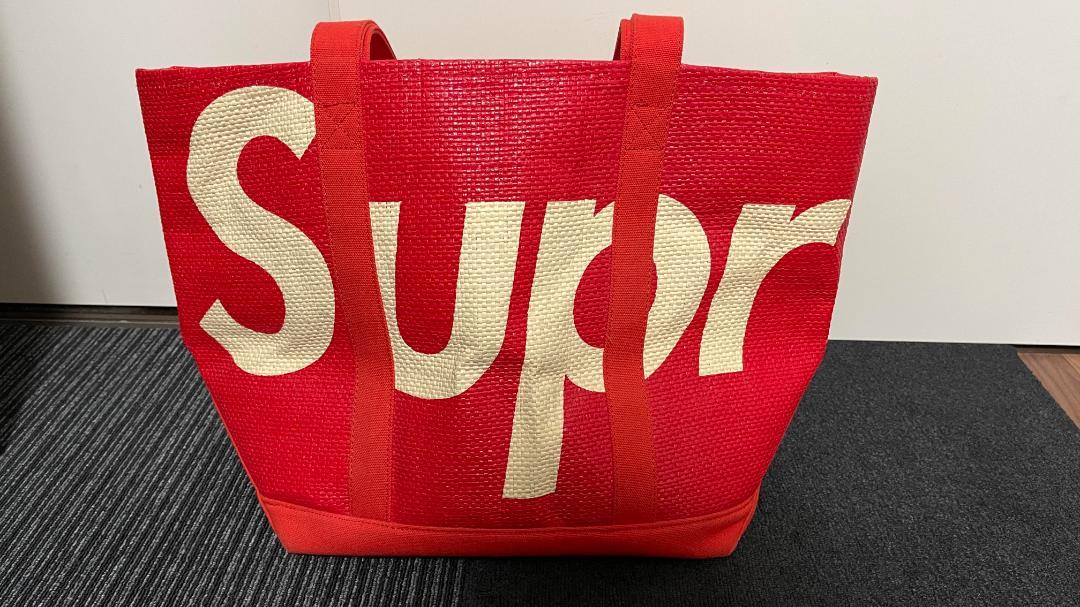 2022高い素材 SUPREME 20SS Raffia Tote Bag トートバッグ