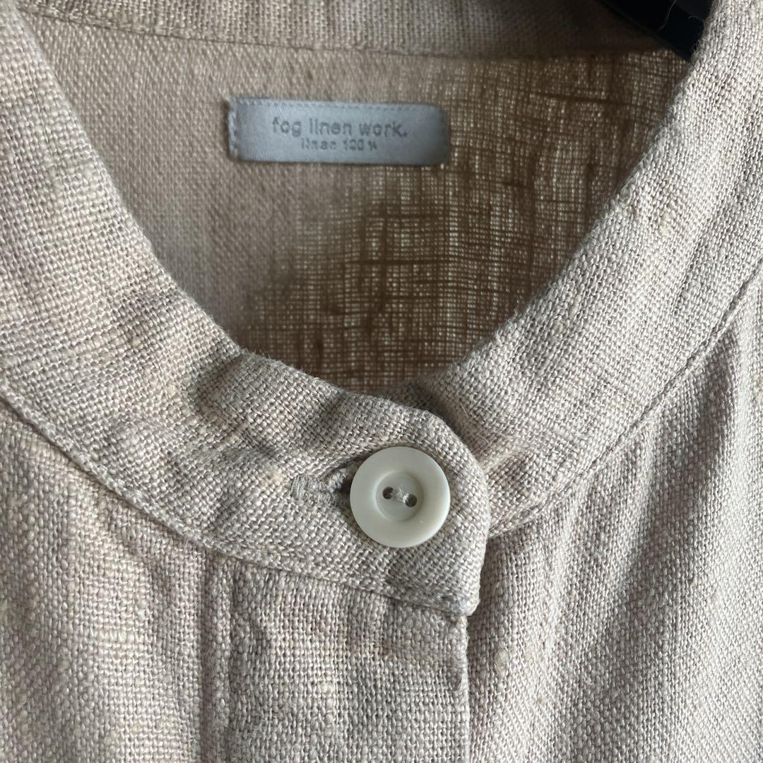 【美品】fog linen work リネンジャケット
