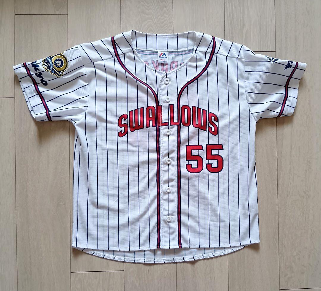 【限定　記念】ヤクルト　スワローズ　村上　クルー　10周年　ユニフォーム　S
