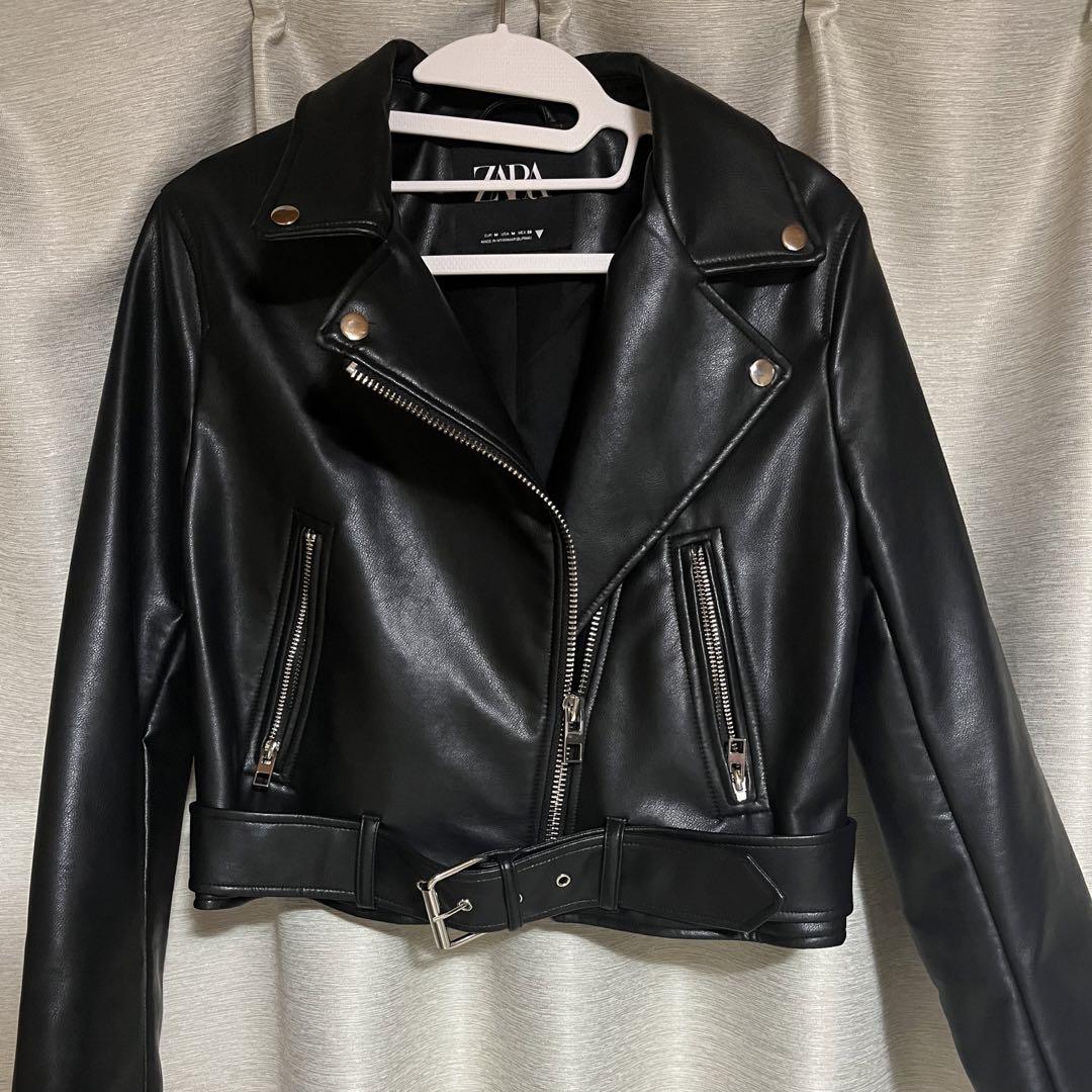ZARA ライダースジャケット - ジャケット・アウターオンライン