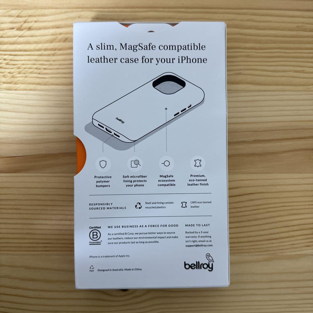 Bellroy Leather Case iPhone 15 Proケース