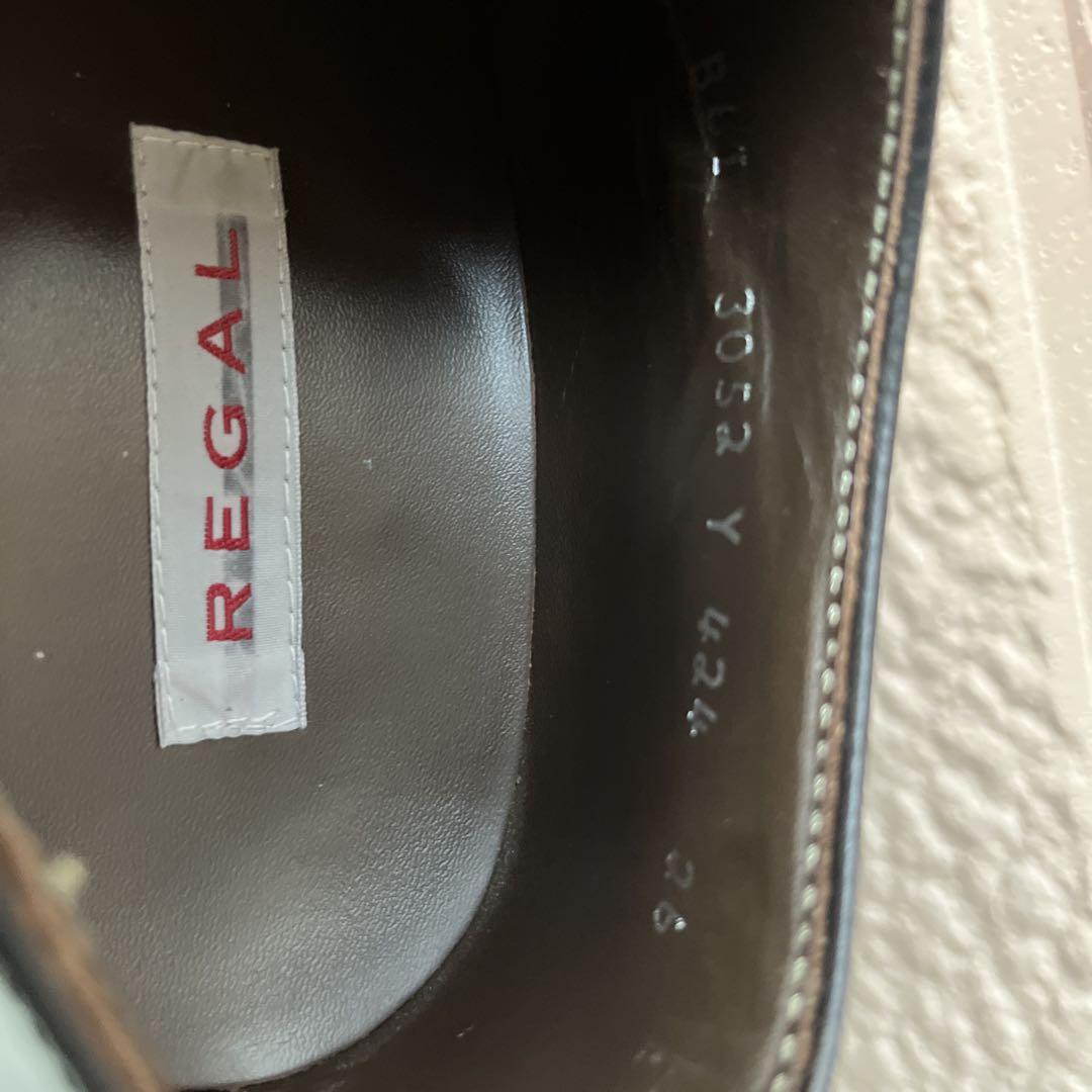 REGAL リーガル　革靴　モンクストラップ　Y424 雪道対応ソール26㎝